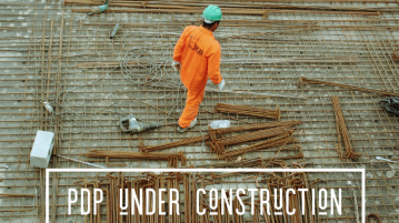 PDP under construction