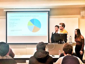 HAMK students is presenting about Immigration issues