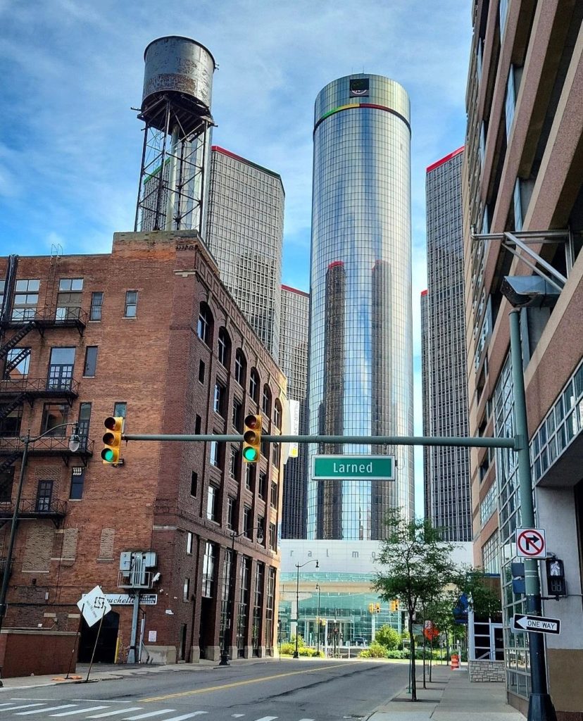 Buildings in Detroit