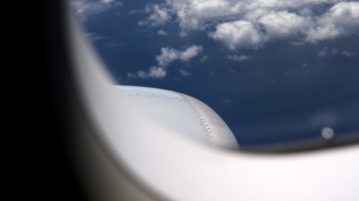 Lentokoneen ikkuna
