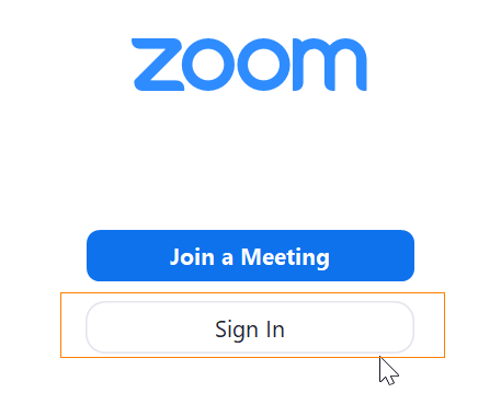 zoom app sign in