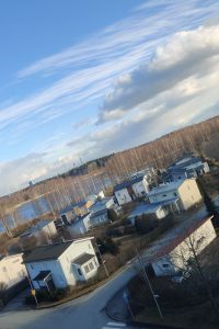 A view from a student apartment in Hämeenlinna